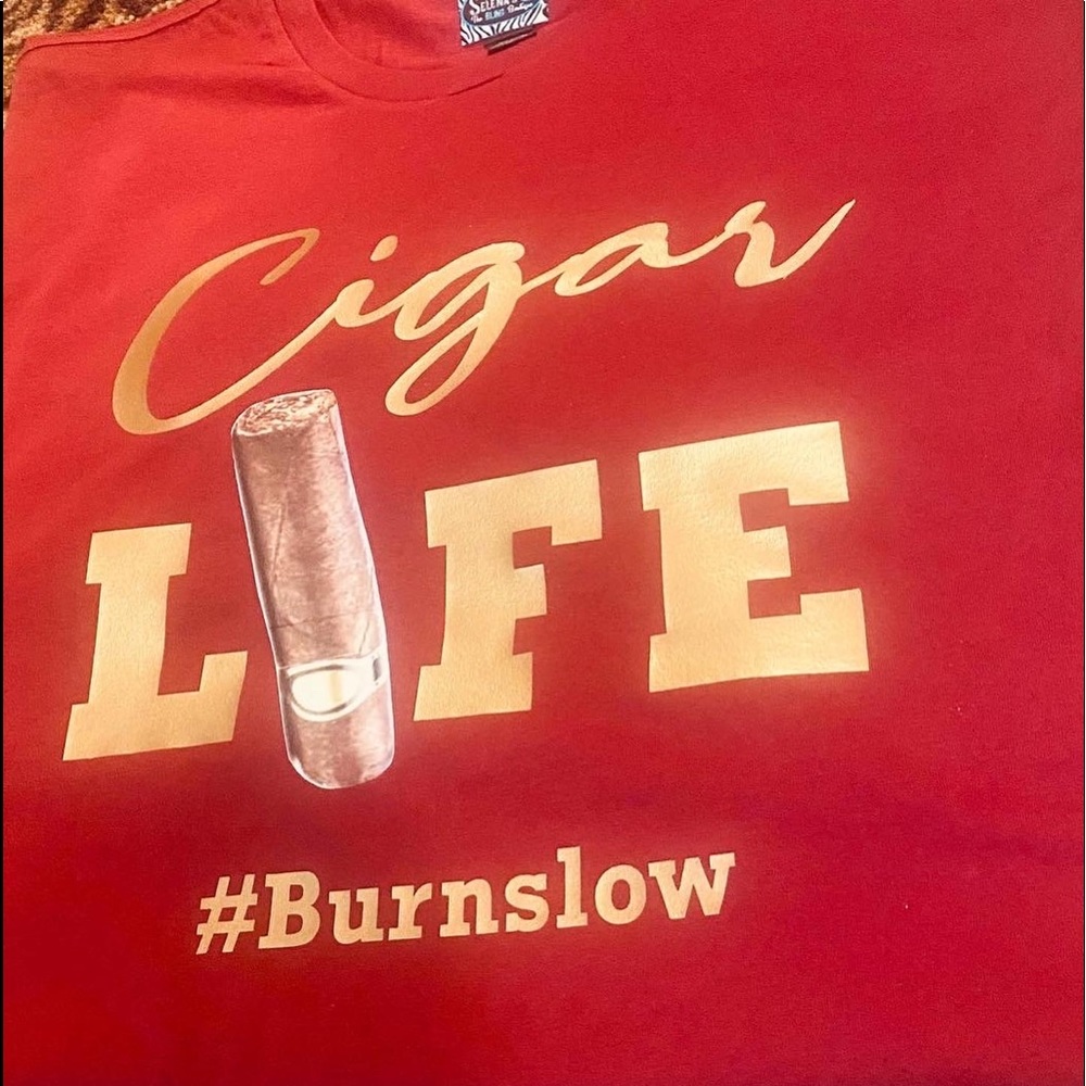 Cigar LIFE - Men Shirt (Red)